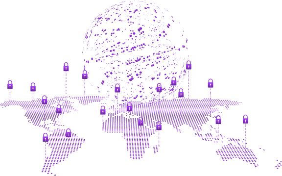 Wireframe world map illustration representing EU-wide AI regulation.